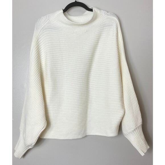 ANTHROPOLOGIE SWEATER 1X PLUS KNIT WHITE PREPPY CLASSY - Picture 4 of 11